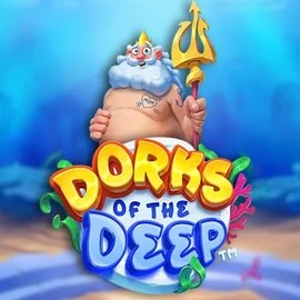 Dorks of the Deep slot logo by Hacksaw Gaming at Coldbet CasinoDorks of the Deep