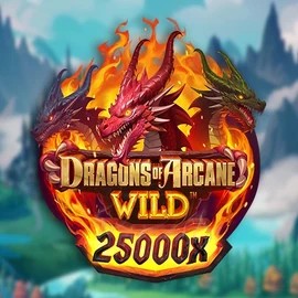 Dragons of Arcane Wild logo by Foxium at Coldbet CasinoDragons of Arcane Wild
