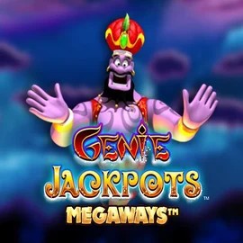 Genie Jackpots Megaways slot logo by Blueprint Gaming at Coldbet CasinoGenie Jackpots Megaways