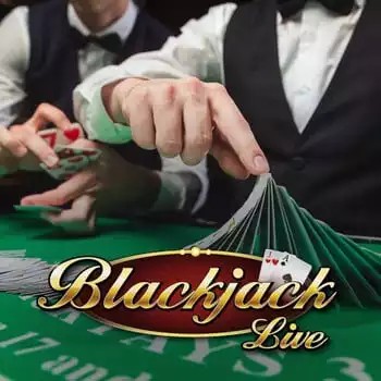 Live Blackjack game by Evolution – logo hosted on Coldbet Casino