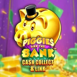 Official Slots logo: Piggies And The Bank Cash Collect & Link by Origins at Coldbet Casino