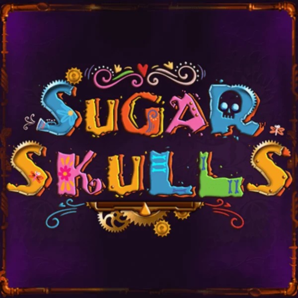 Sugar Skulls slot logo by Booming Games at Coldbet Casino