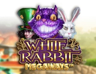 White Rabbit slot logo by Big Time Gaming at Coldbet CasinoWhite Rabbit